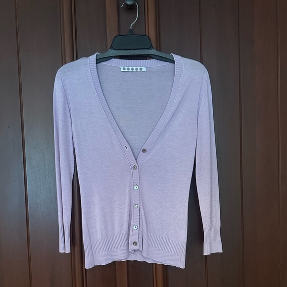 Kokun Sweaters - Kokun Lilac Cardigan; Size XS